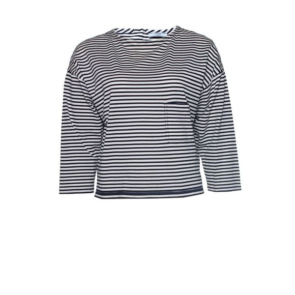 Prada Striped top with pocket